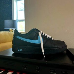 Blue/Black  Custom Air Force 1s Nike Sz 10